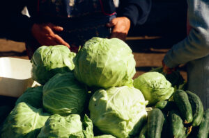 Cabbages at Kosiv Market - Ukraine